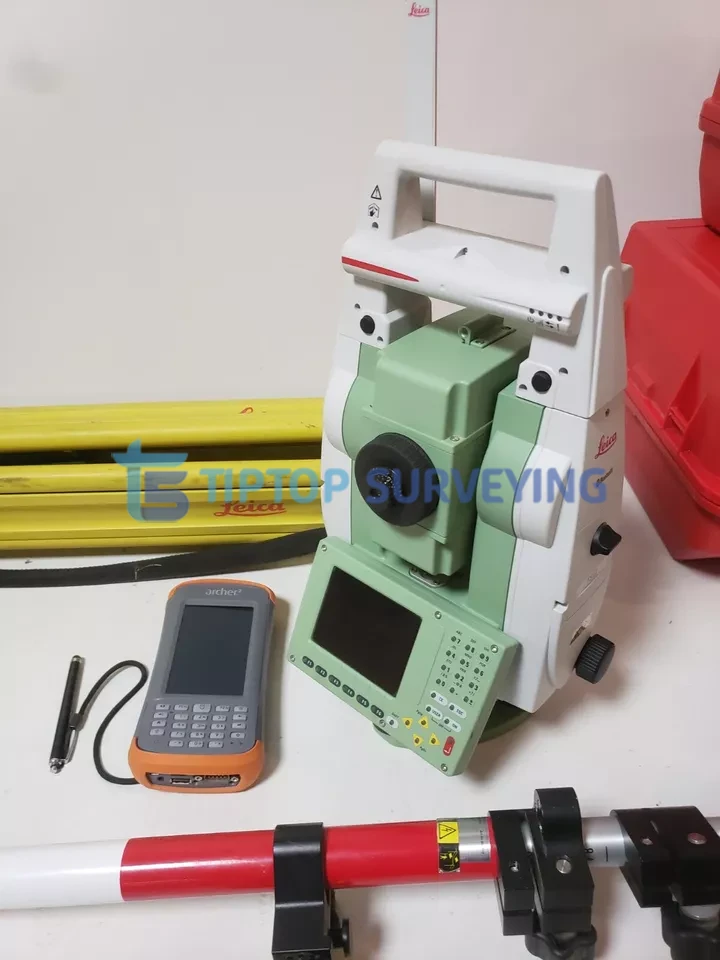 Leica TS12 P 5″ R400 Data Collector Stick And Prism