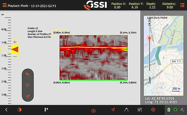 3D Image GSSI UtilityScan