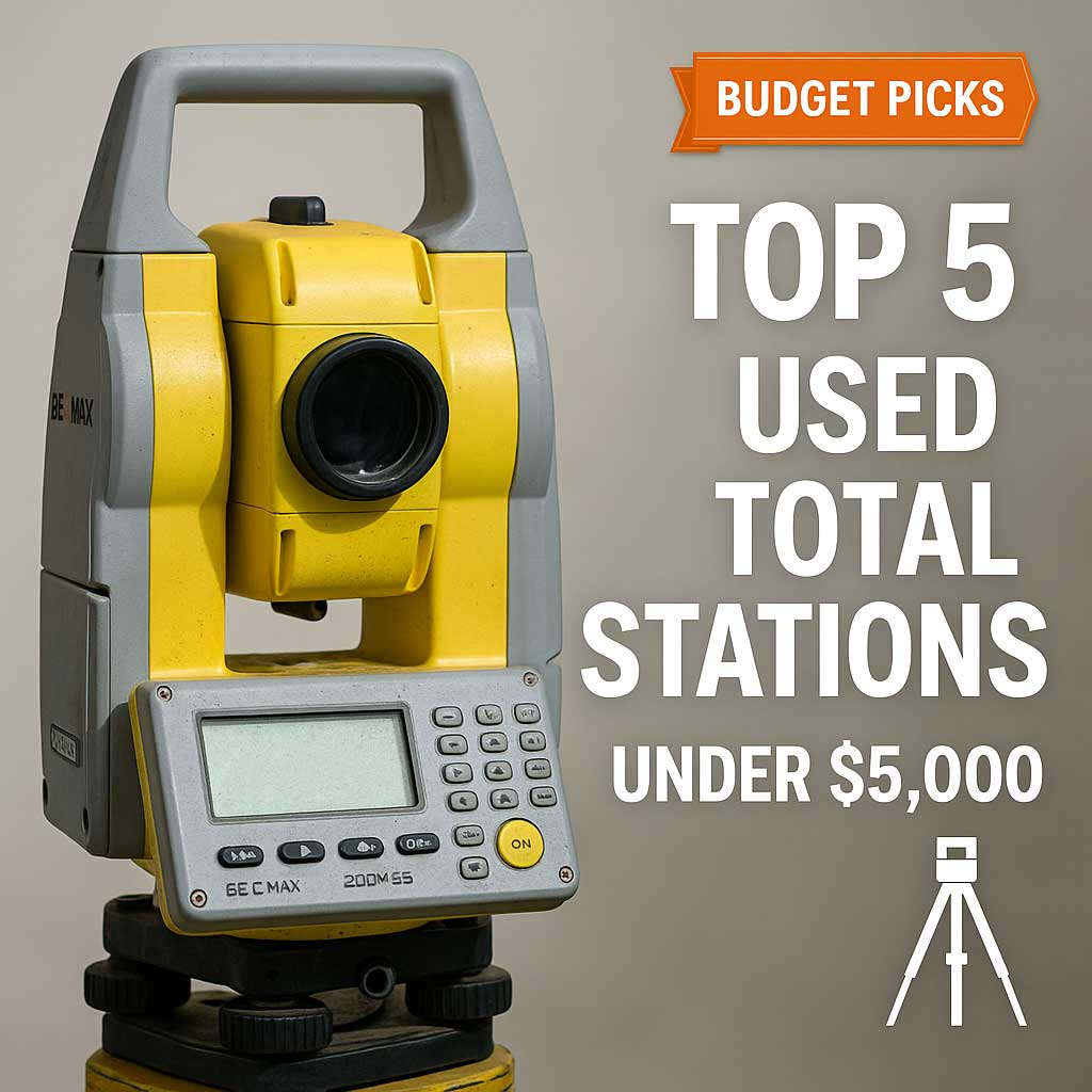 Top 5 Used Total Stations Under $5,000